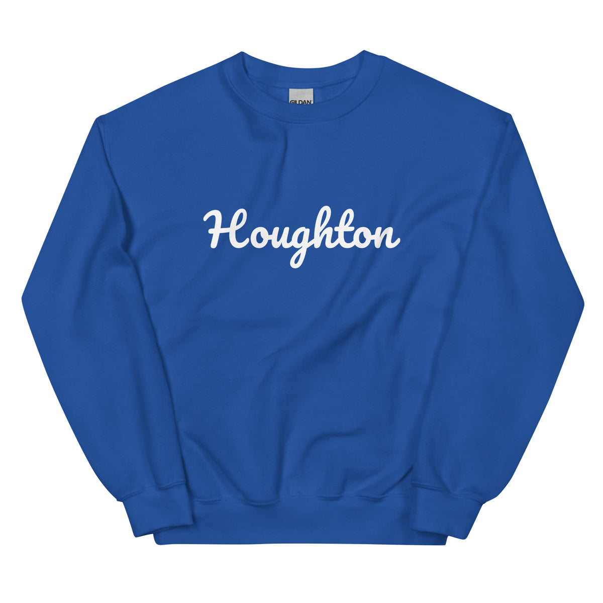 Houghton, Michigan Unisex Sweatshirt - Solo Script