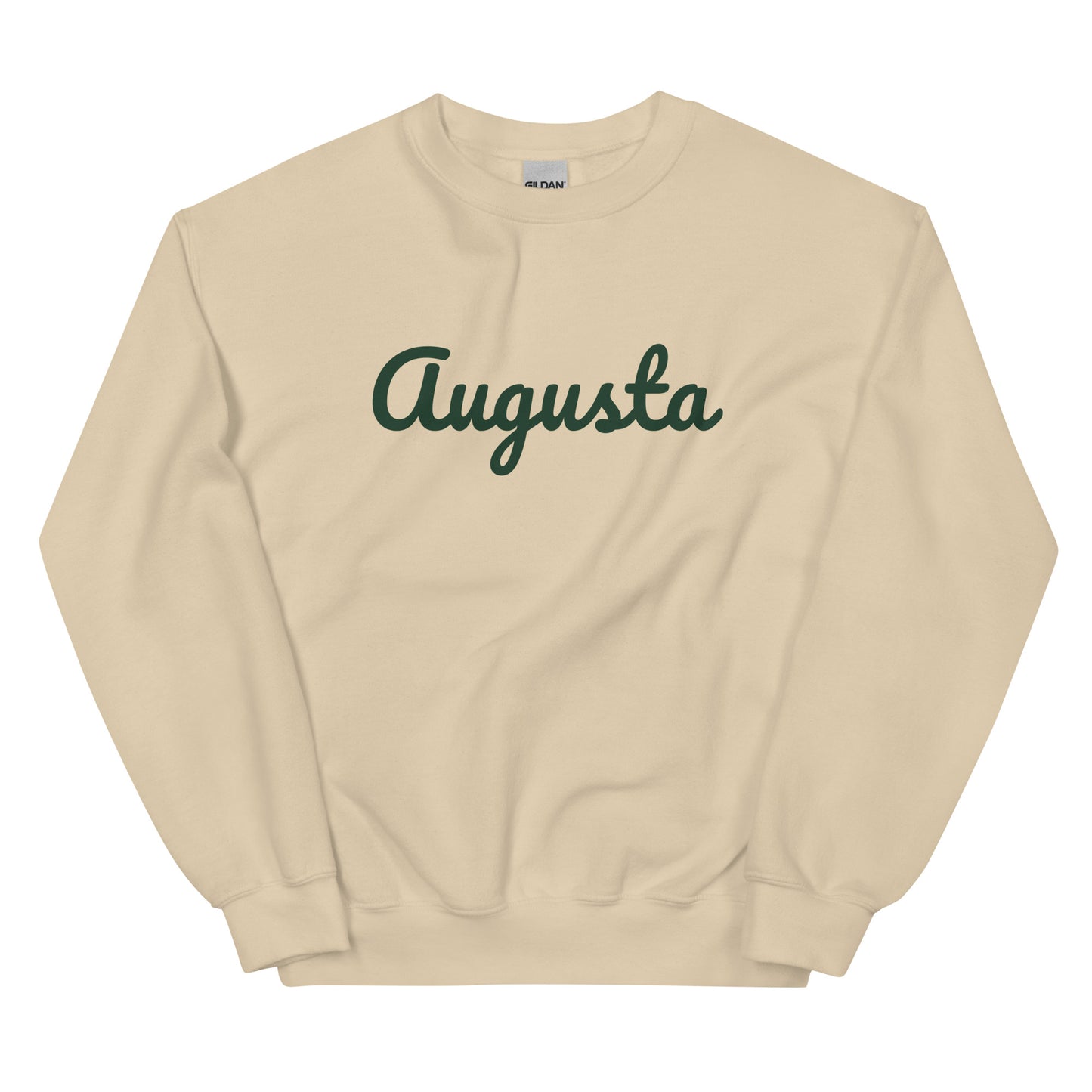 Augusta, Georgia Solo Script - Green - Unisex Sweatshirt