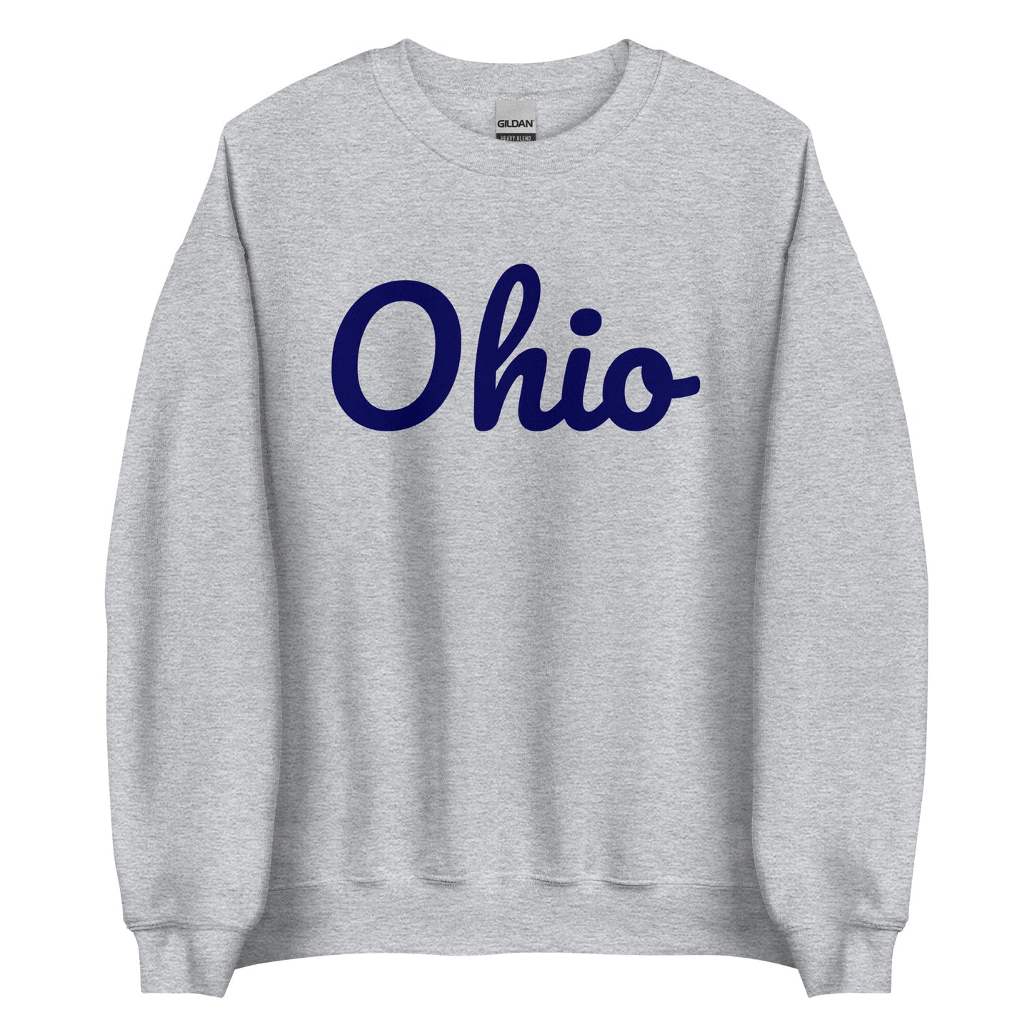 State of Ohio Navy Blue Solo Script Unisex Sweatshirt