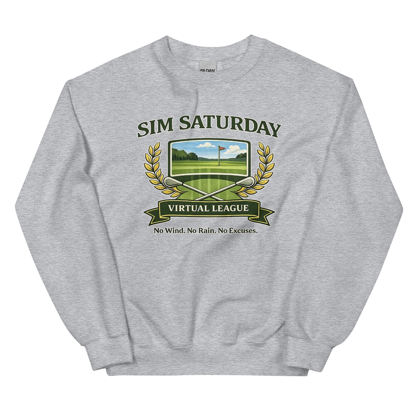 Simulator (SIM) Saturday Golf Unisex Sweatshirt