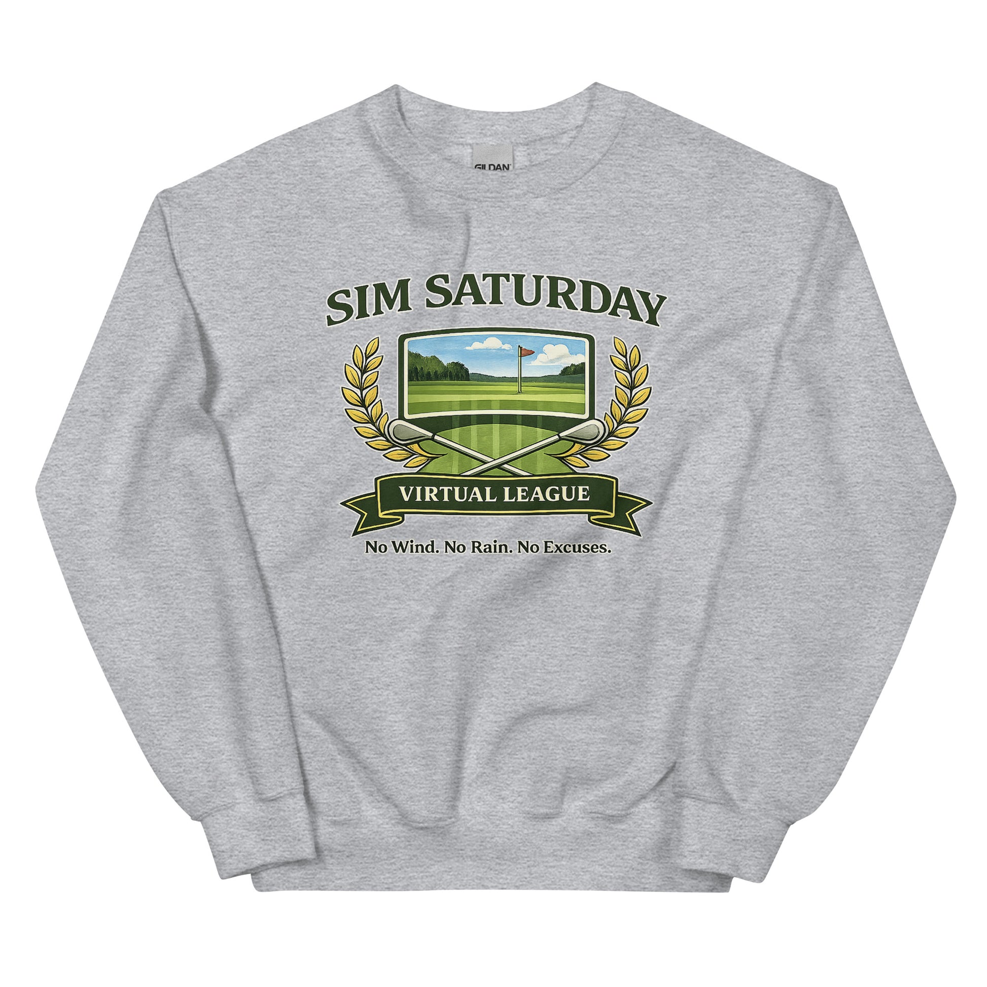 Simulator (SIM) Saturday Golf Unisex Sweatshirt