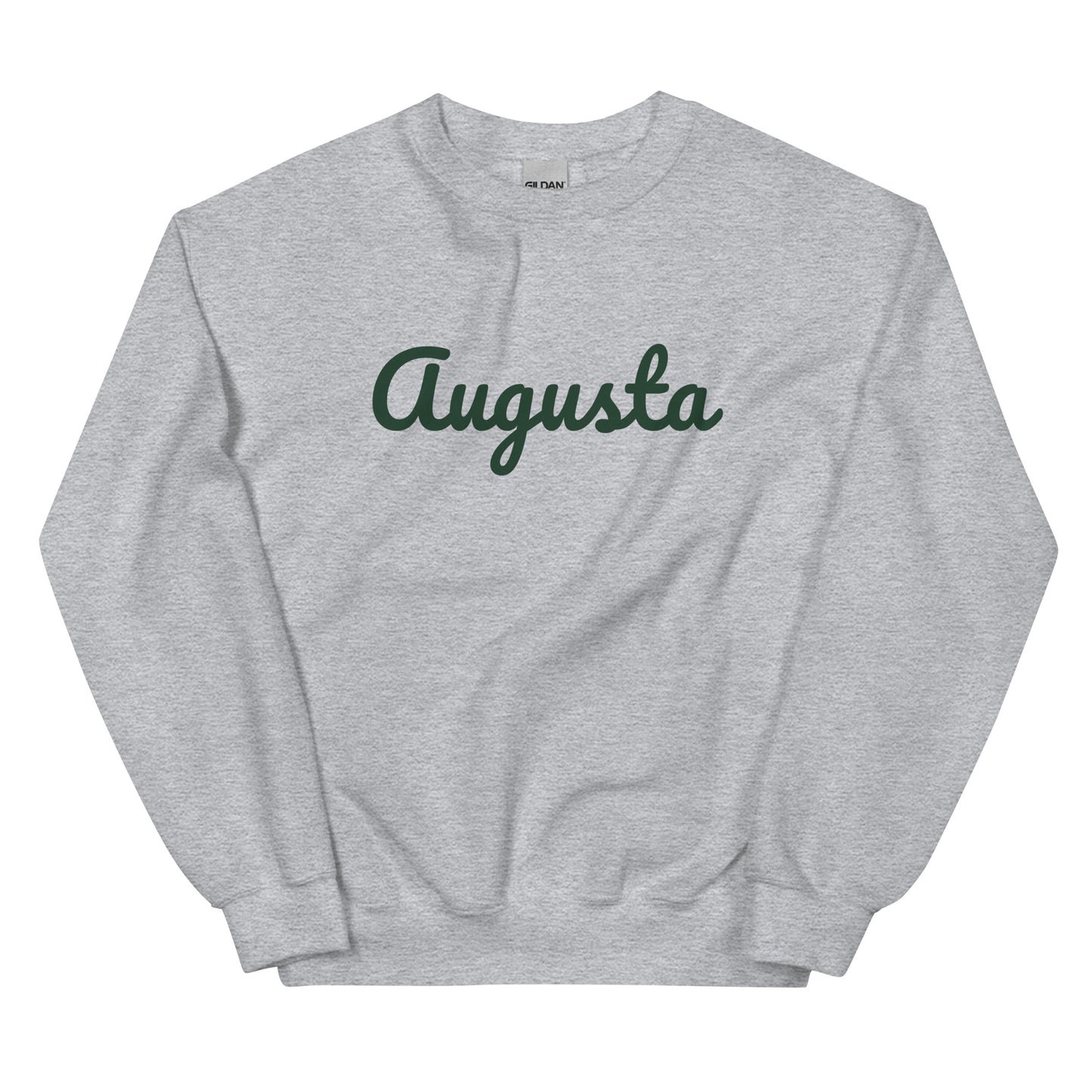 Augusta, Georgia Solo Script - Green - Unisex Sweatshirt