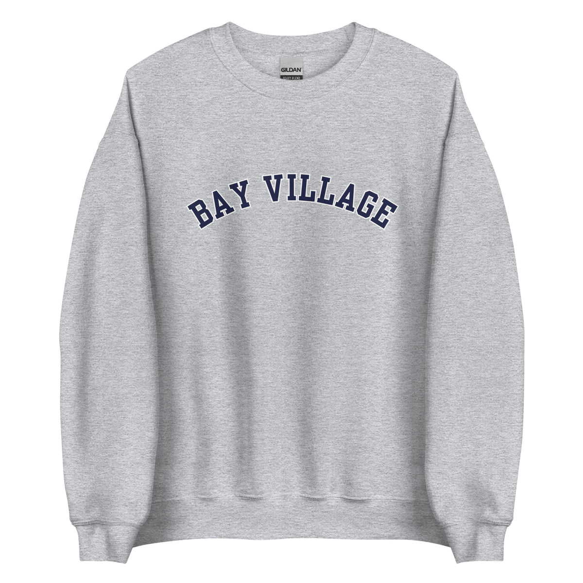 Bay Village, Ohio Unisex Crewneck - Block Solo Outline