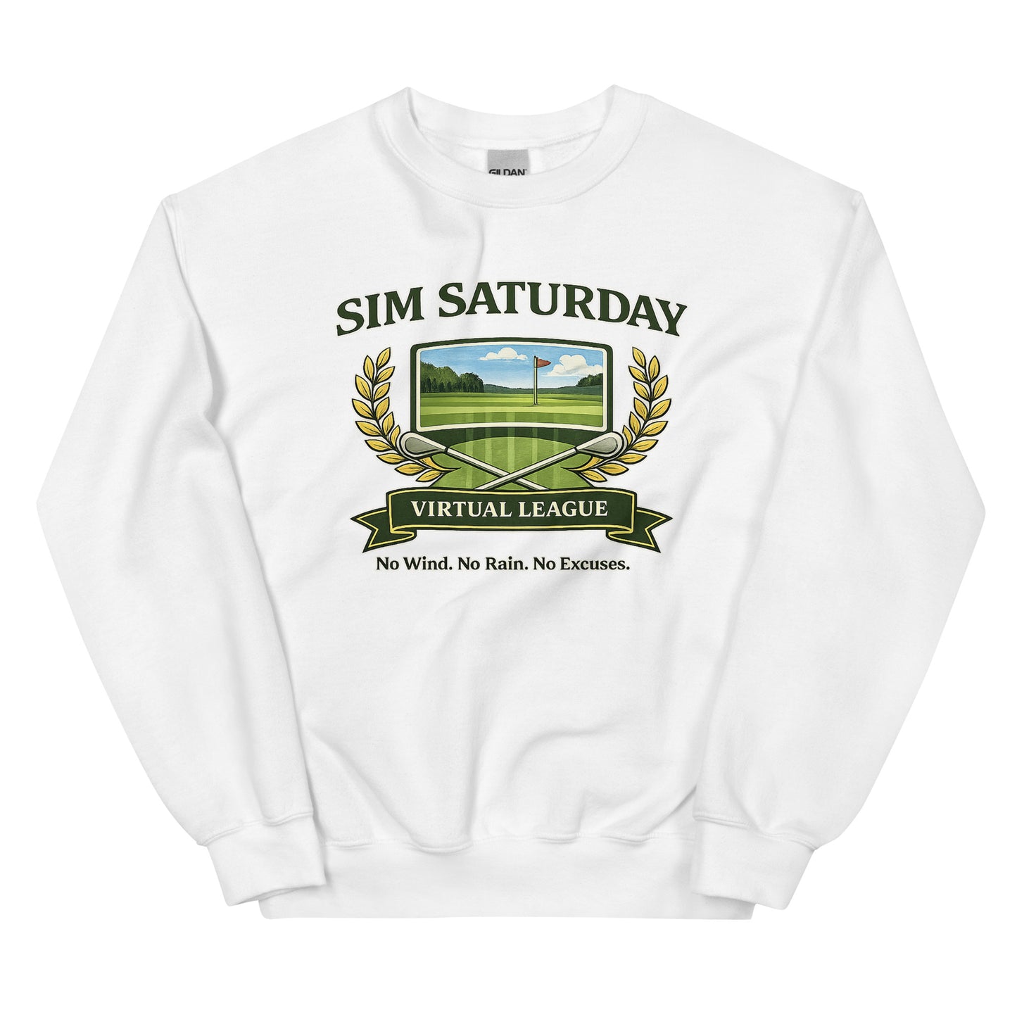 Simulator (SIM) Saturday Golf Unisex Sweatshirt