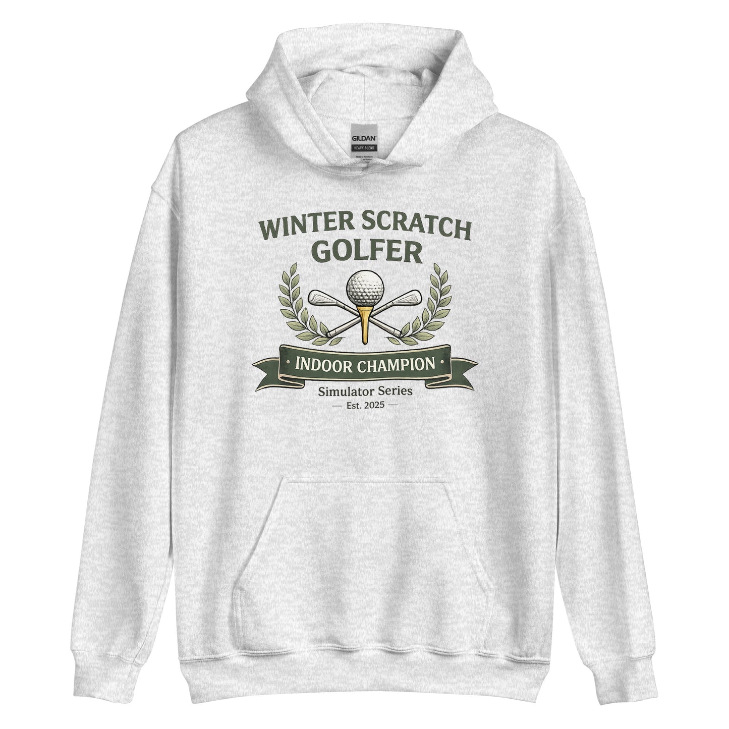 Winter Scratch Golfer - Simulator - Unisex Hoodie