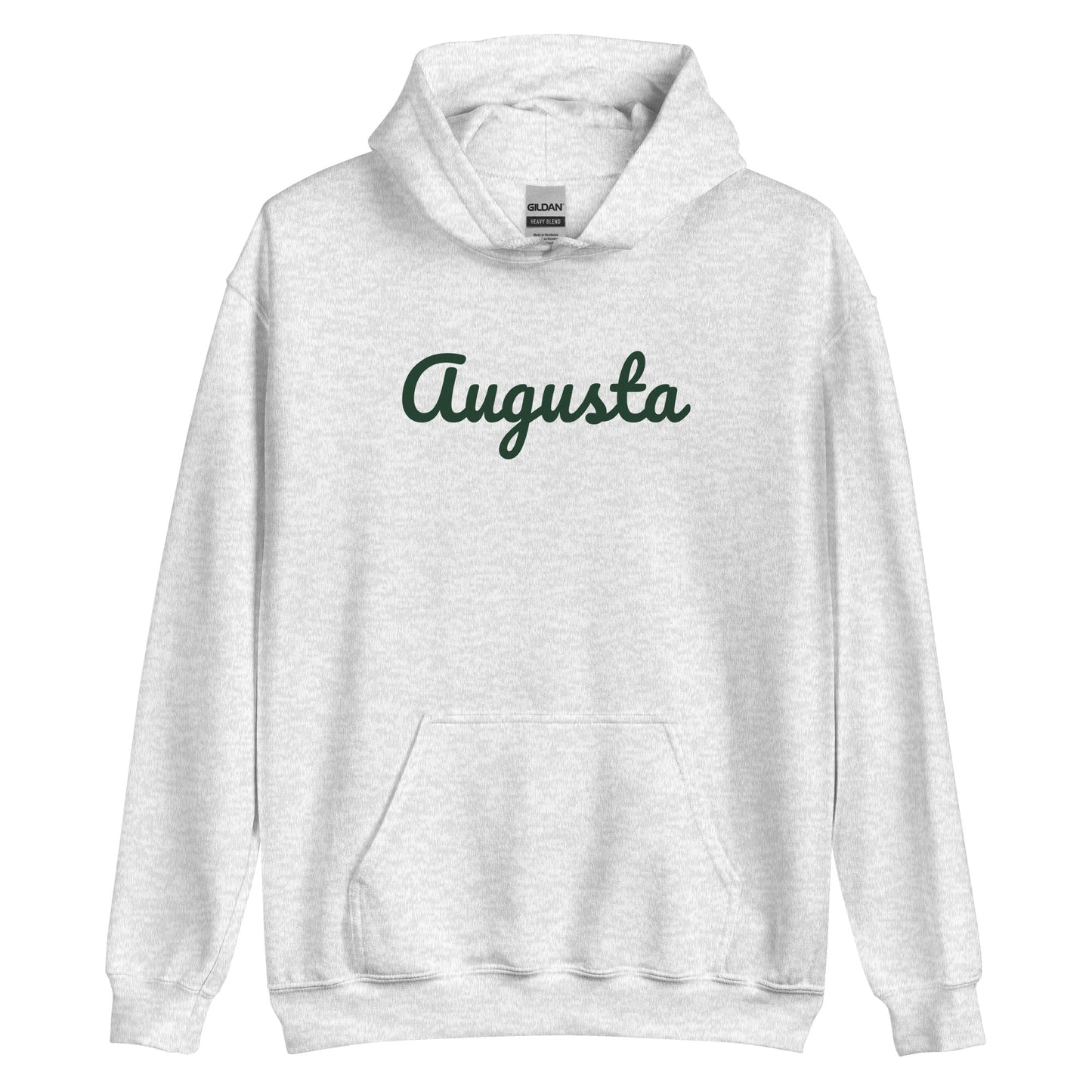 Augusta, Georgia - Green Logo - Solo Script Unisex Hoodie