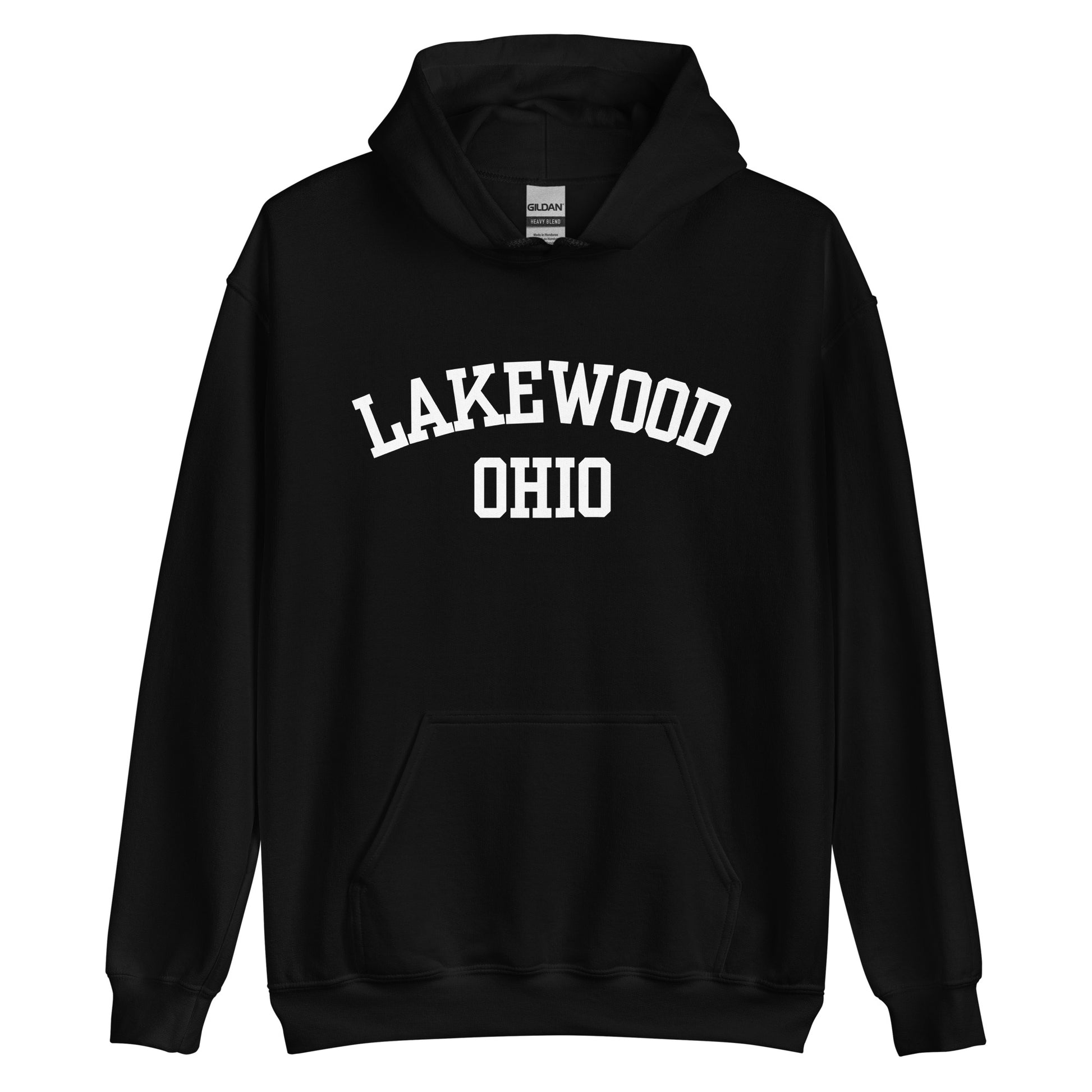 Lakewood, Ohio Block Unisex Hoodie