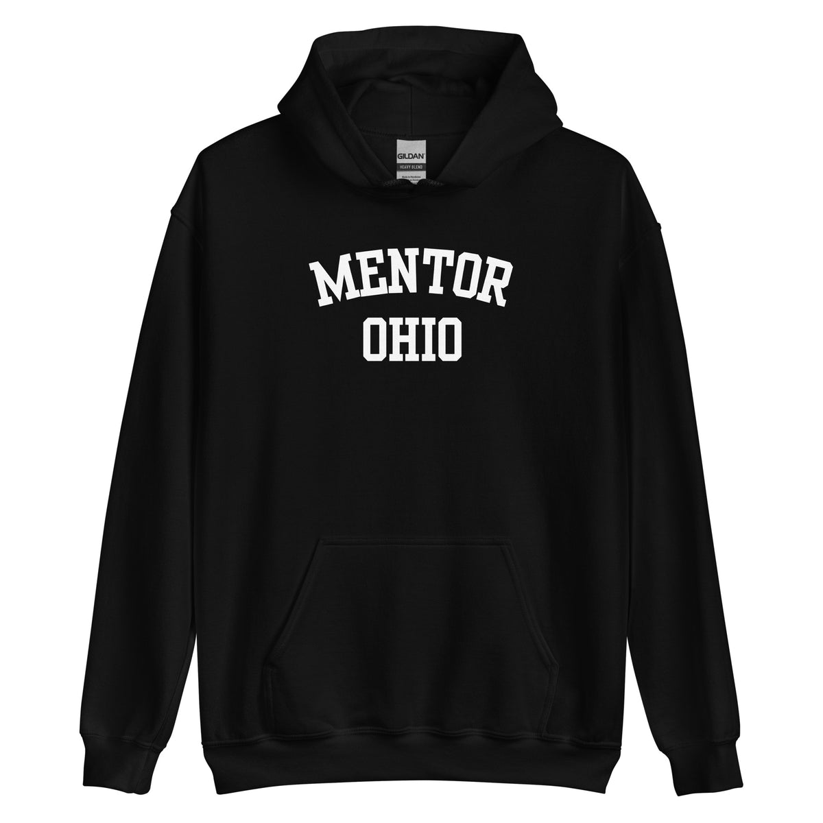 Mentor Ohio Block Unisex Hoodie