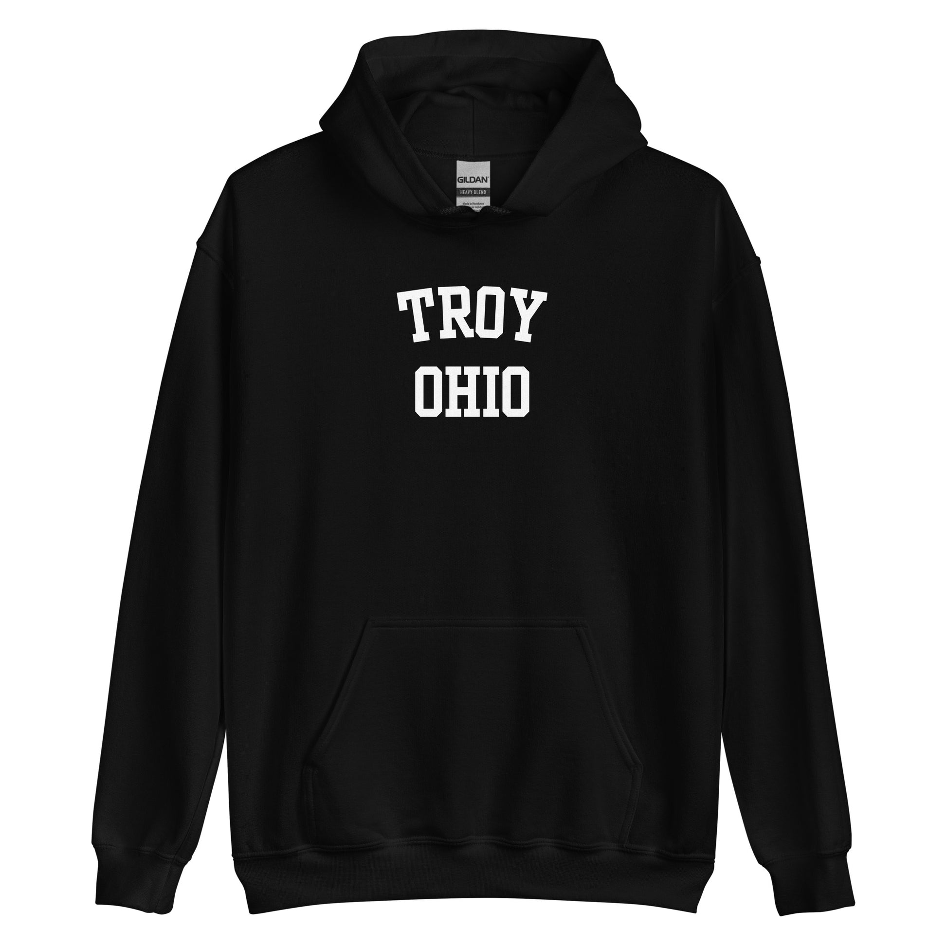 Troy Ohio Block Unisex Hoodie