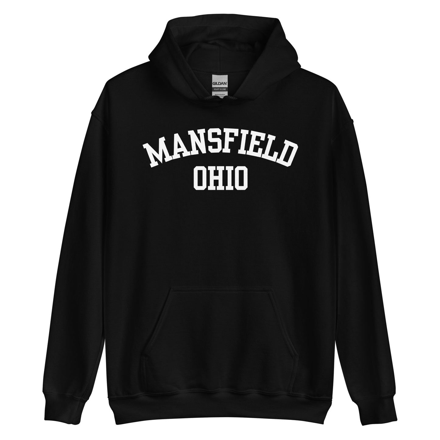 Mansfield Ohio Block Unisex Hoodie