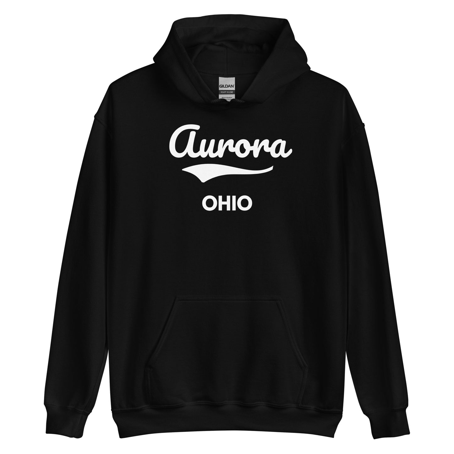 Aurora Ohio Script Unisex Hoodie