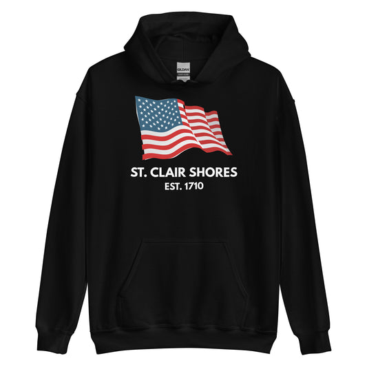 St. Clair Shores Michigan Fourth of July Unisex Hoodie