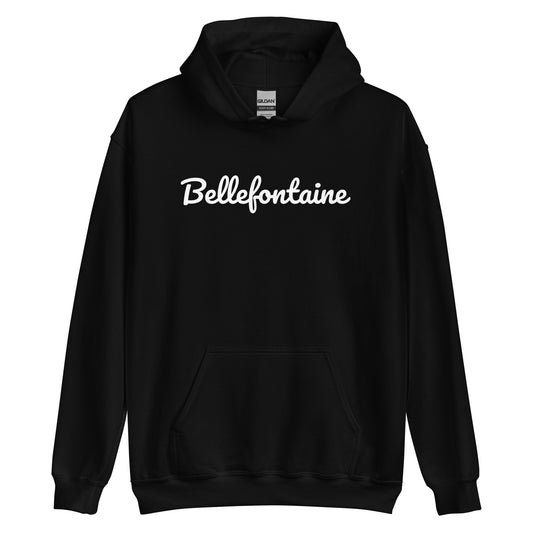 Bellefontaine Ohio Solo Script Unisex Hoodie