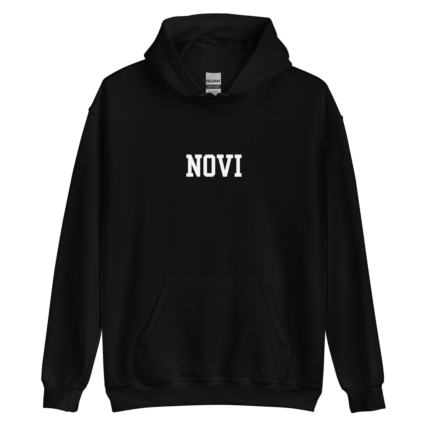 Novi, Michigan Solo Block Unisex Hoodie