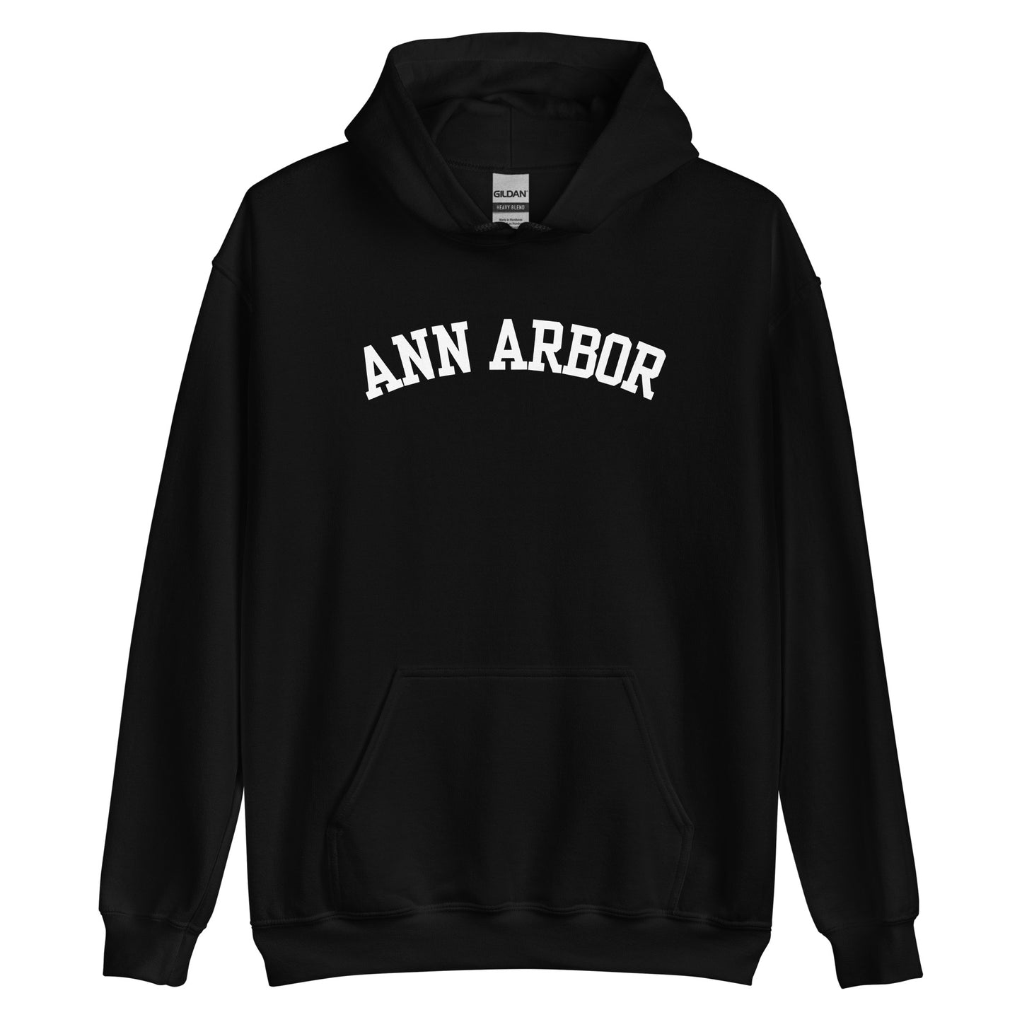 Ann Arbor, Michigan Block Solo Unisex Hoodie