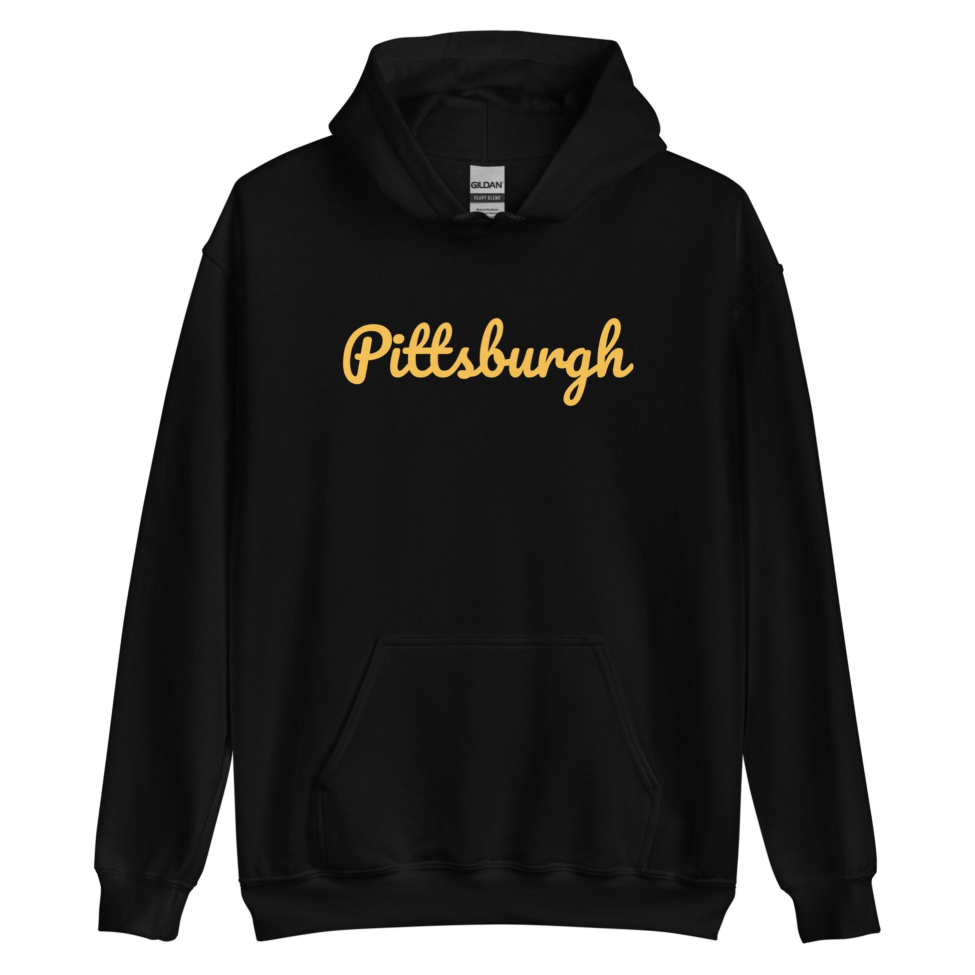 Pittsburgh, PA Solo Script Unisex Hoodie - Sports