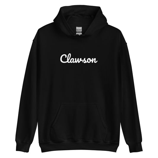 Clawson Michigan Solo Script Unisex Hoodie