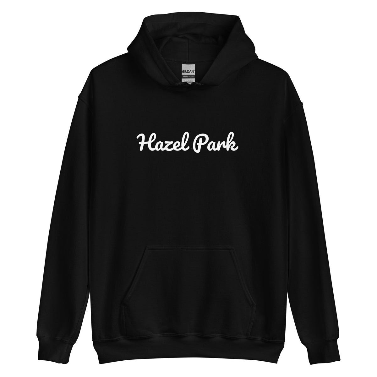 Hazel Park, Michigan Unisex Hoodie - Solo Script