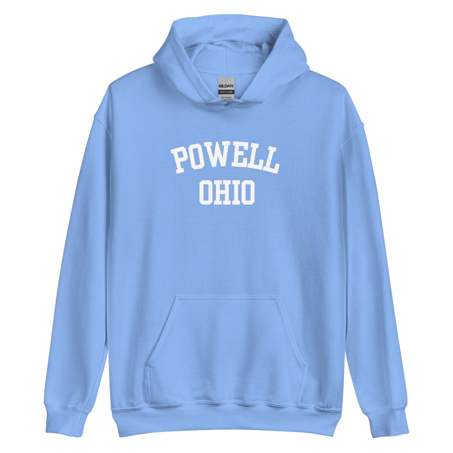 Powell, Ohio Block Unisex Hoodie