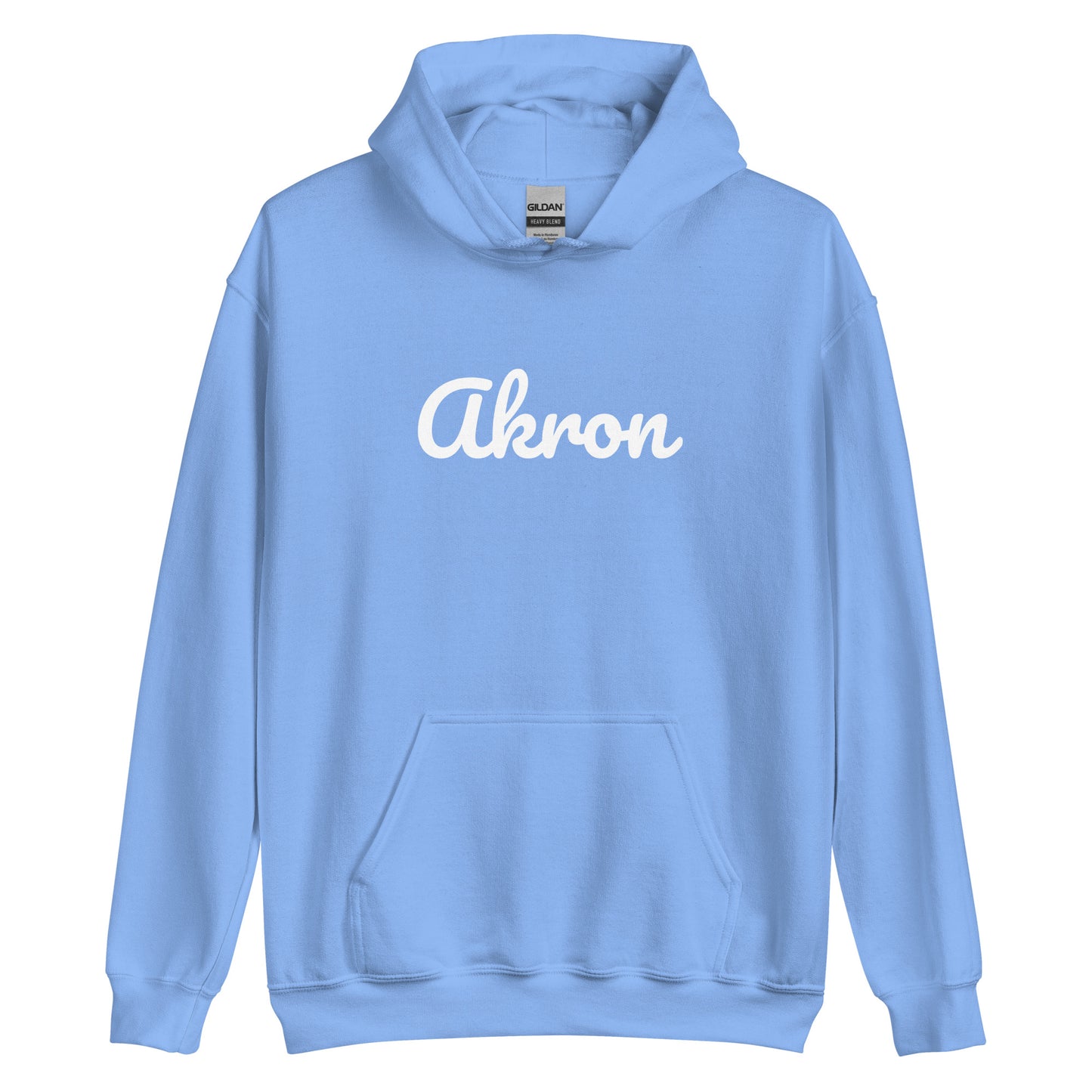 Akron Ohio Solo Script Unisex Hoodie