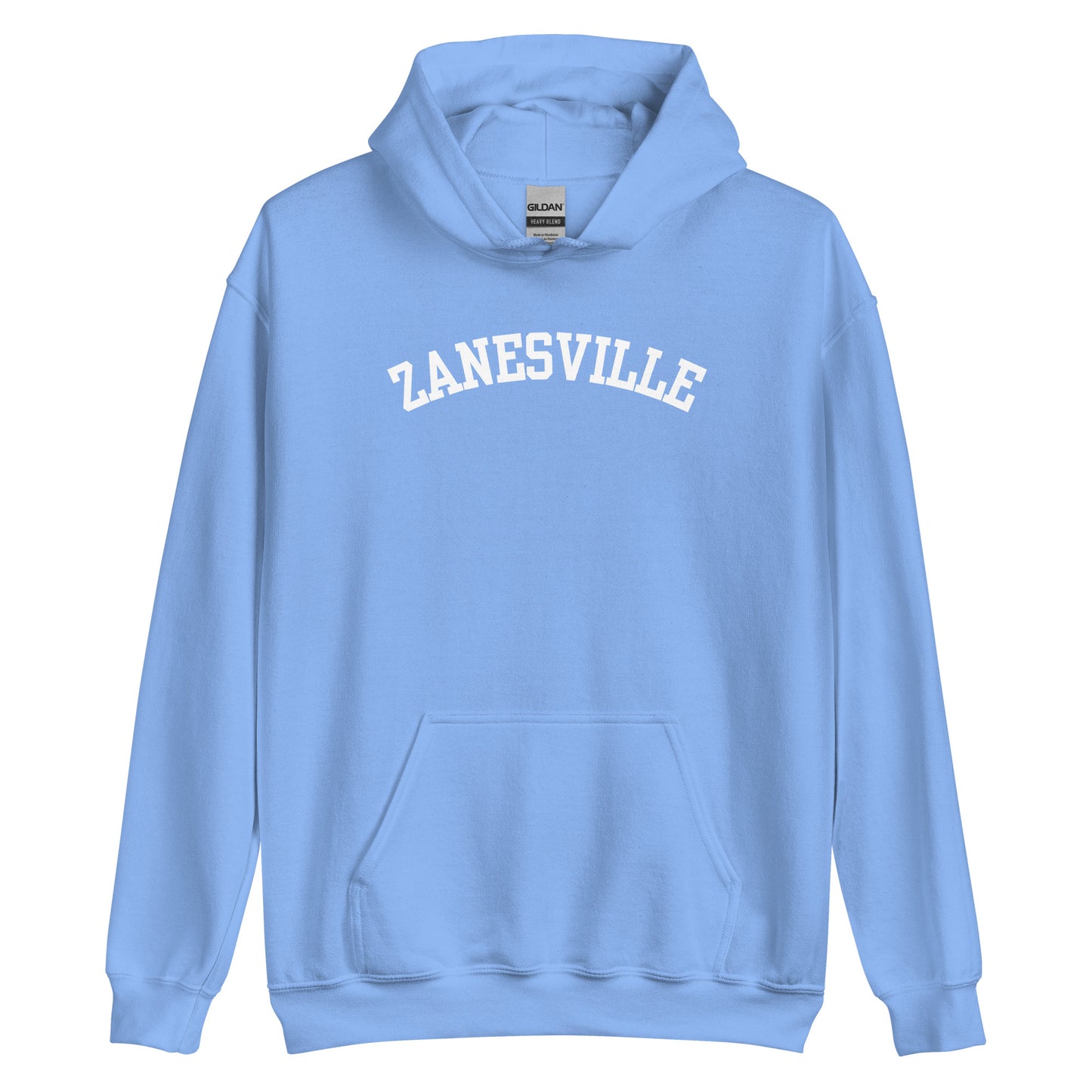 Zanesville Ohio Block Solo Unisex Hoodie