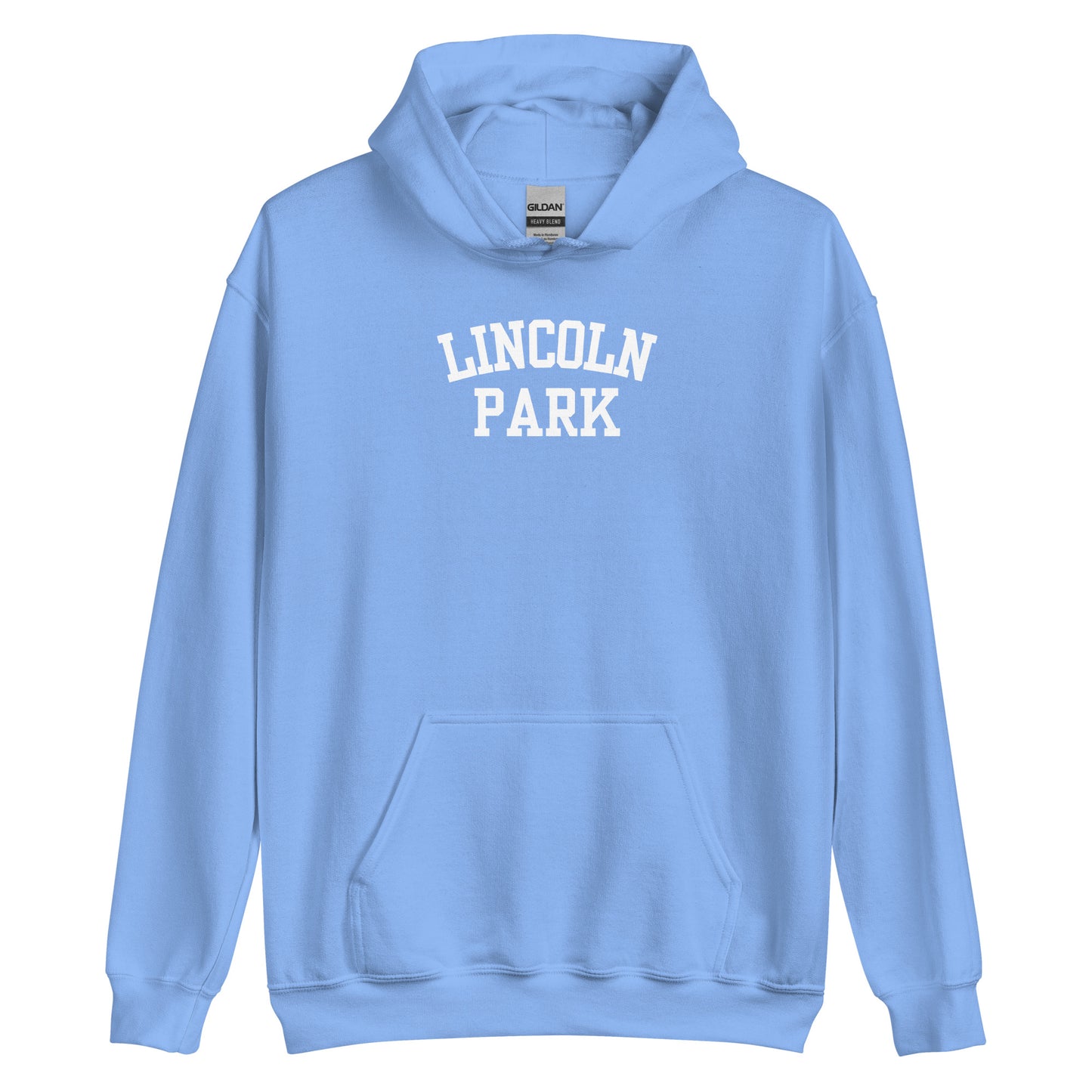 Lincoln Park Michigan Block Solo Unisex Hoodie