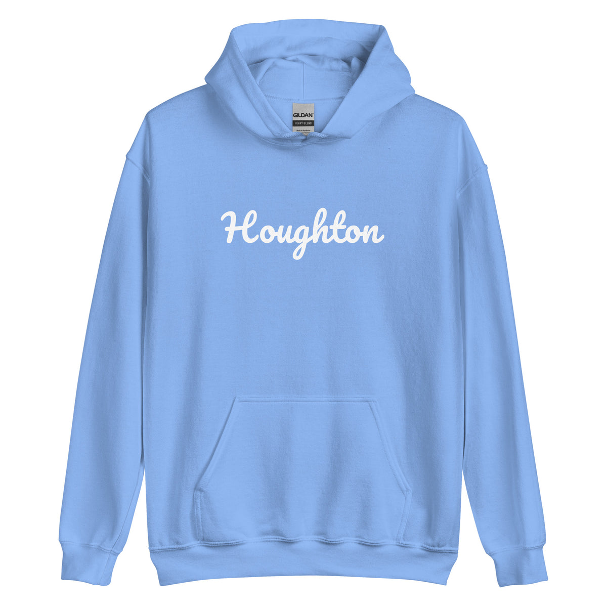 Houghton, Michigan Unisex Hoodie - Solo Script