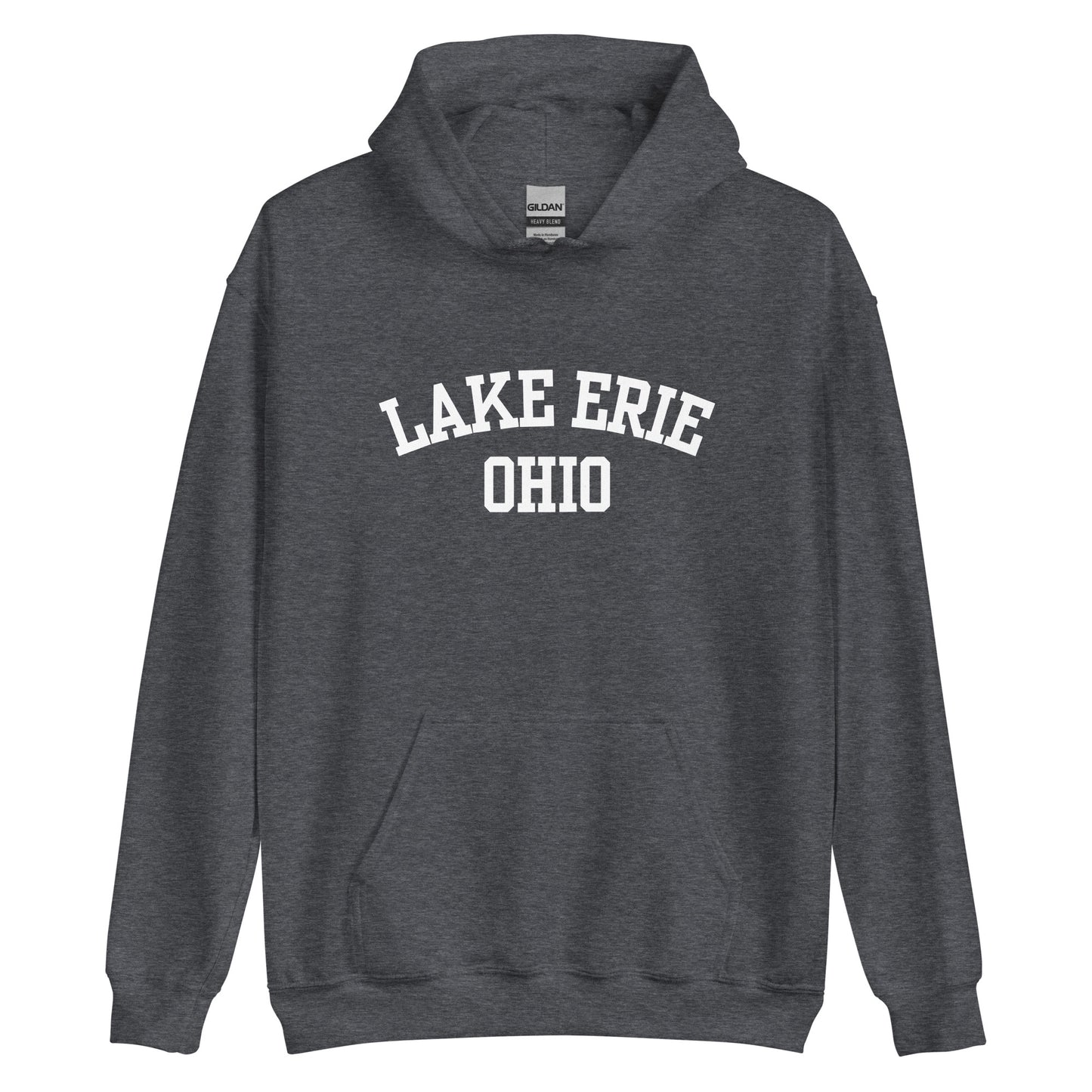 Lake Erie Ohio Block Unisex Hoodie