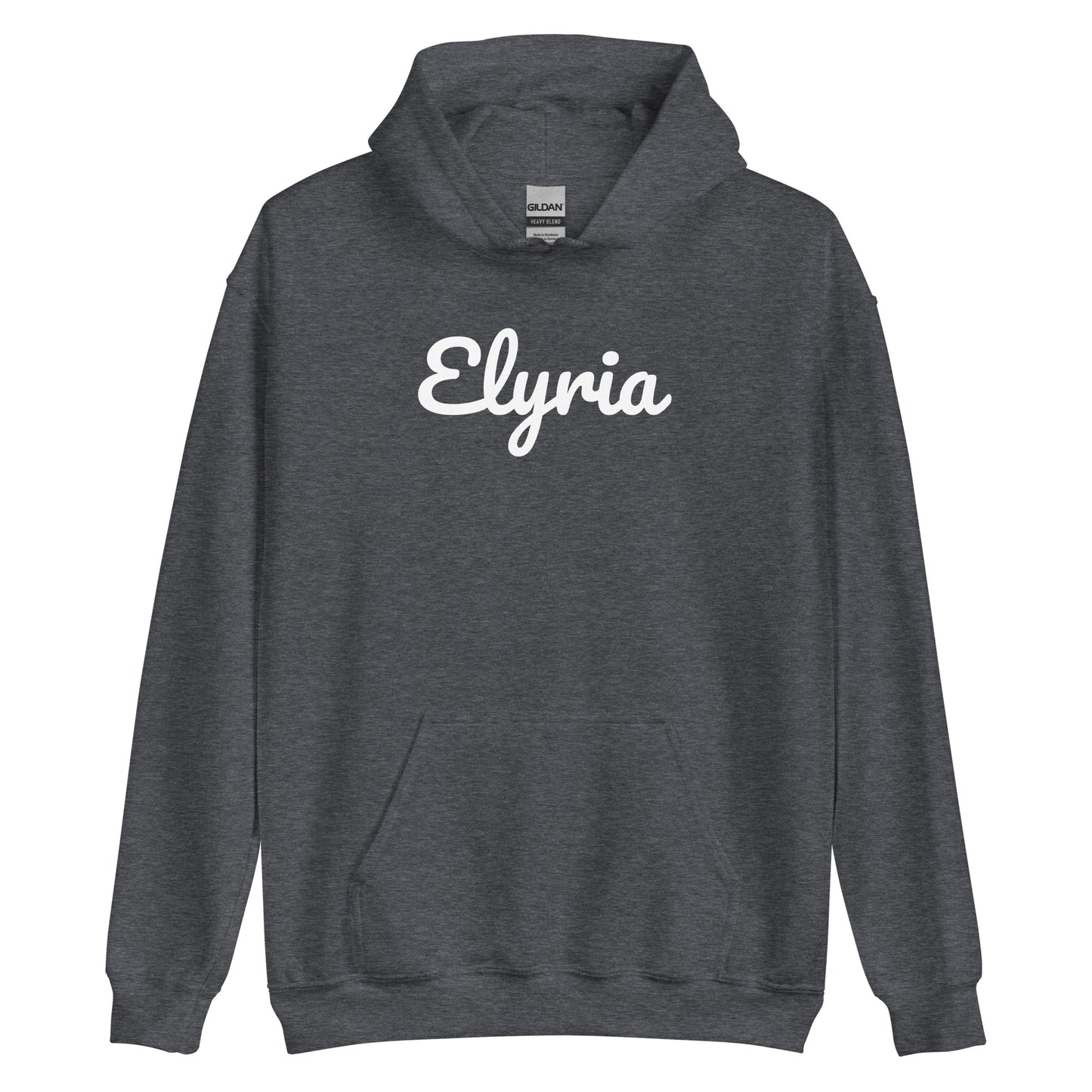 Elyria Ohio Solo Script Unisex Hoodie