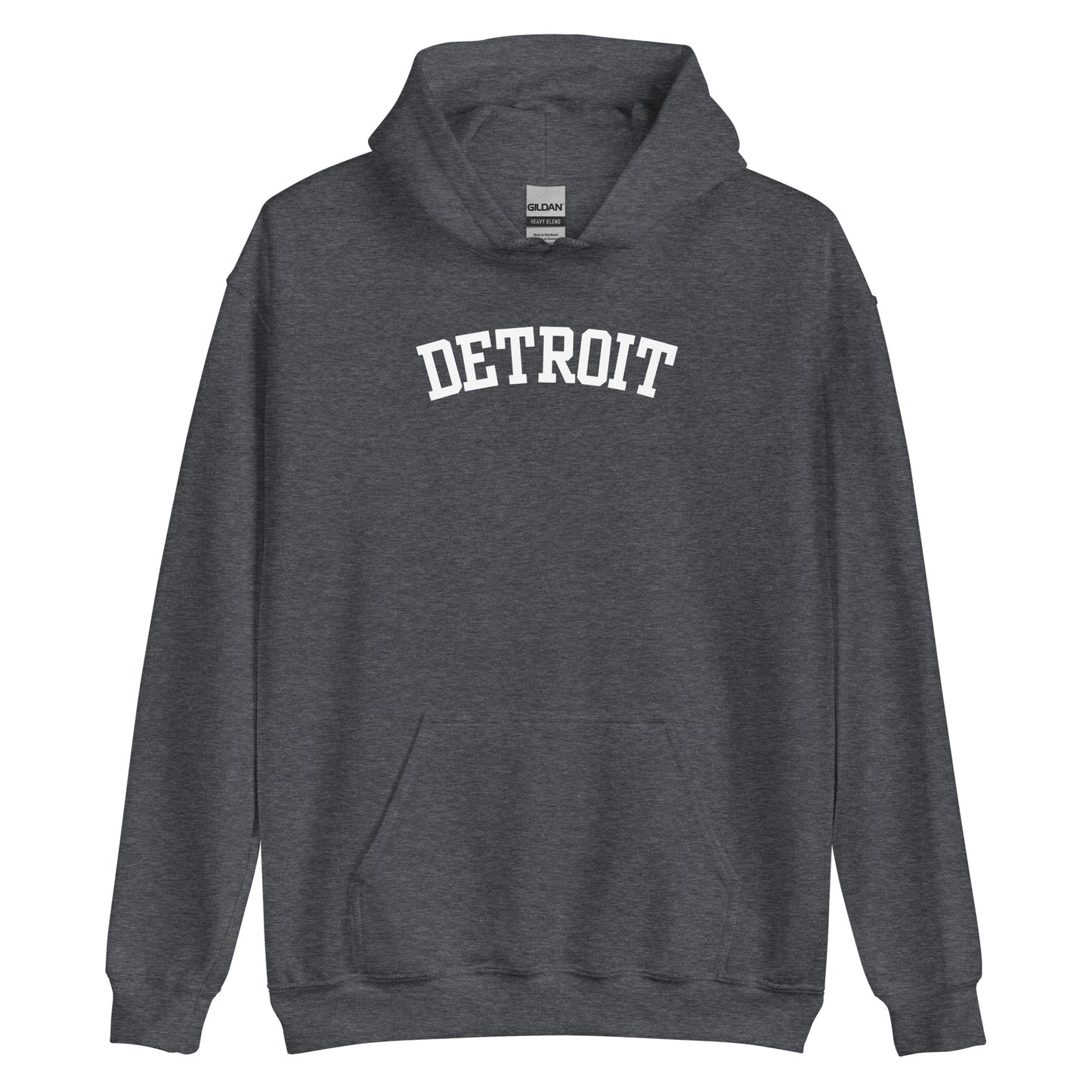 Detroit Michigan Block Solo Unisex Hoodie