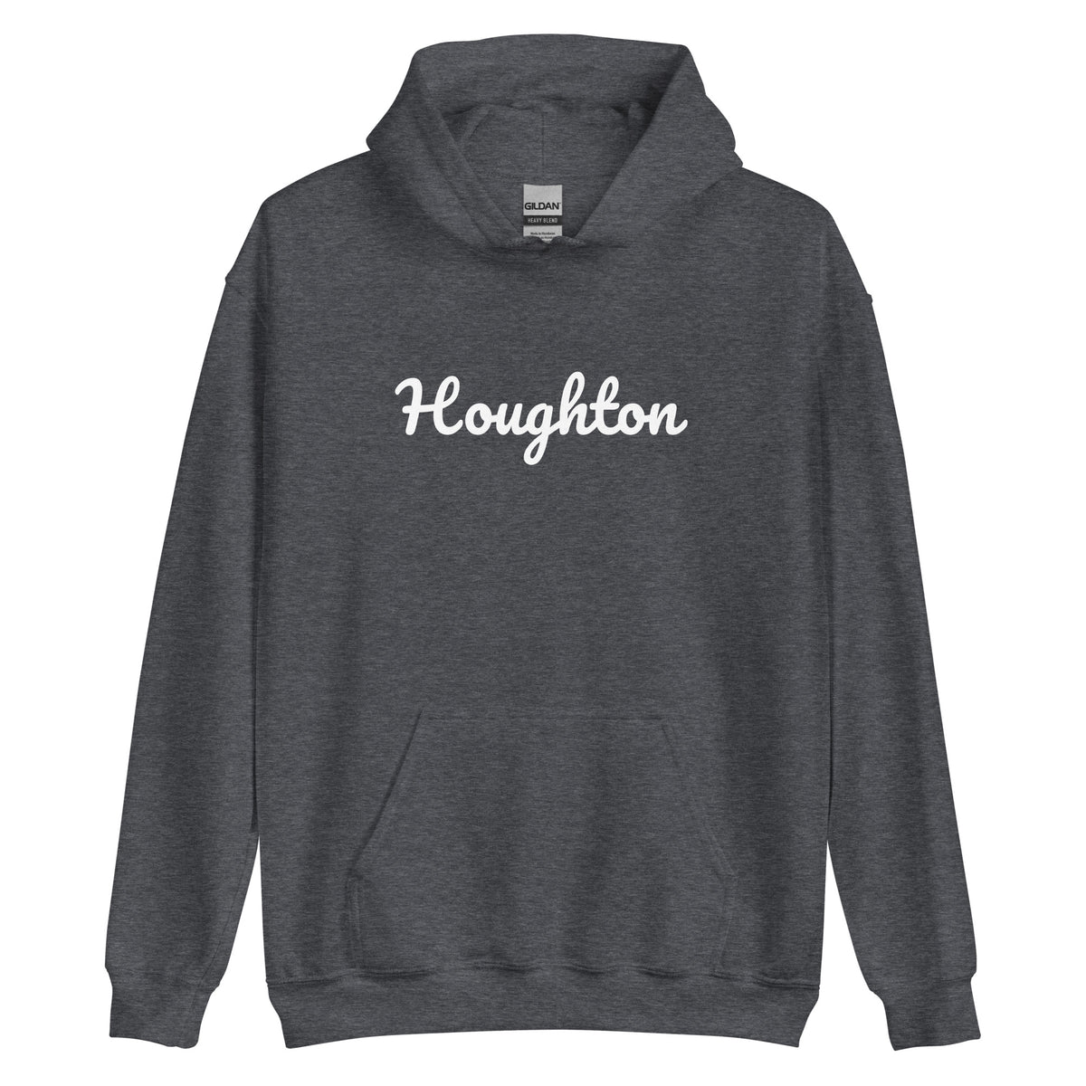 Houghton, Michigan Unisex Hoodie - Solo Script