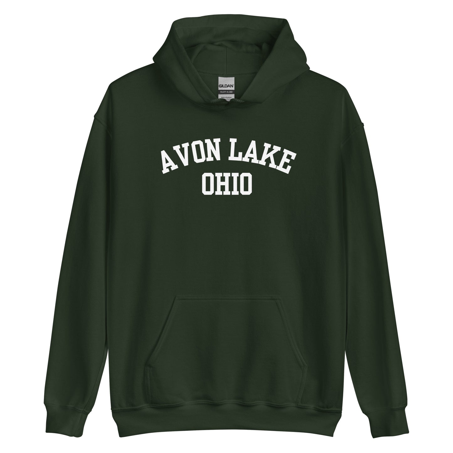 Avon Lake Ohio Block Unisex Hoodie