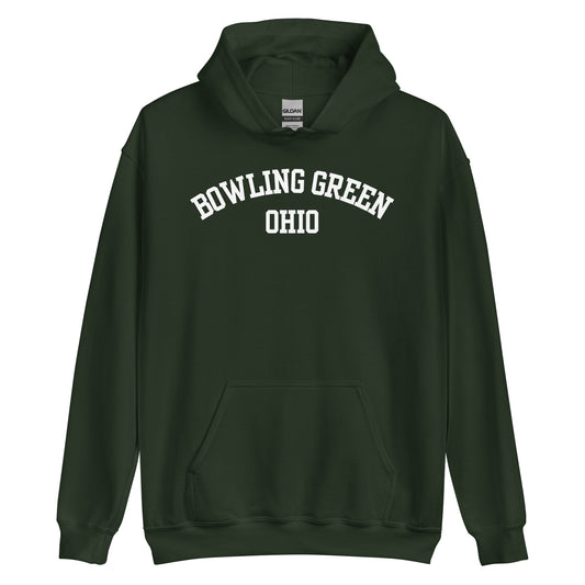 Bowling Green Ohio Block Unisex Hoodie