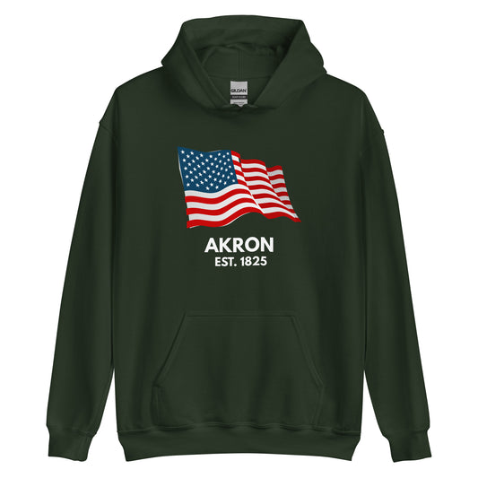 Akron Ohio USA Unisex Hoodie