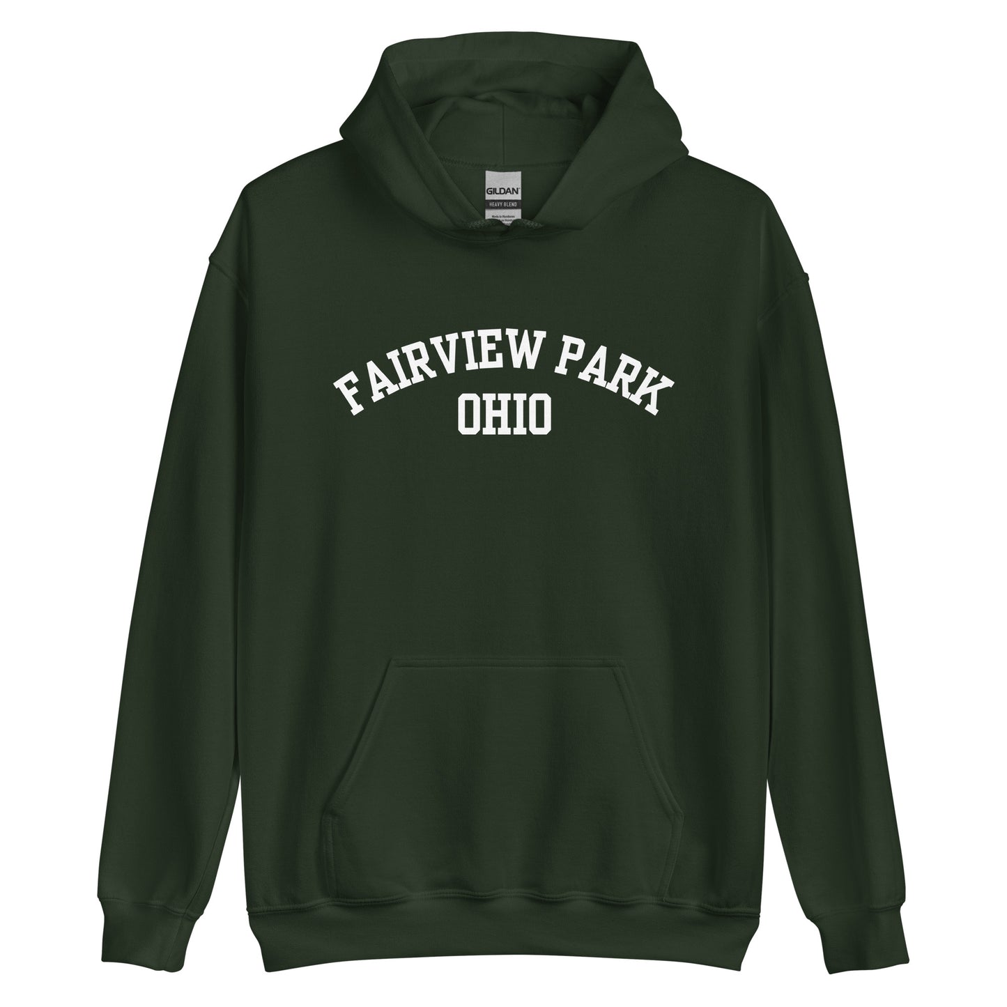 Fairview Park Ohio Block Unisex Hoodie