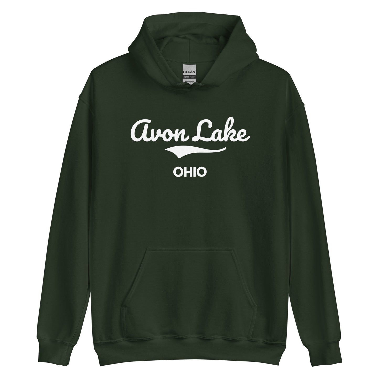 Avon Lake Ohio Script Unisex Hoodie
