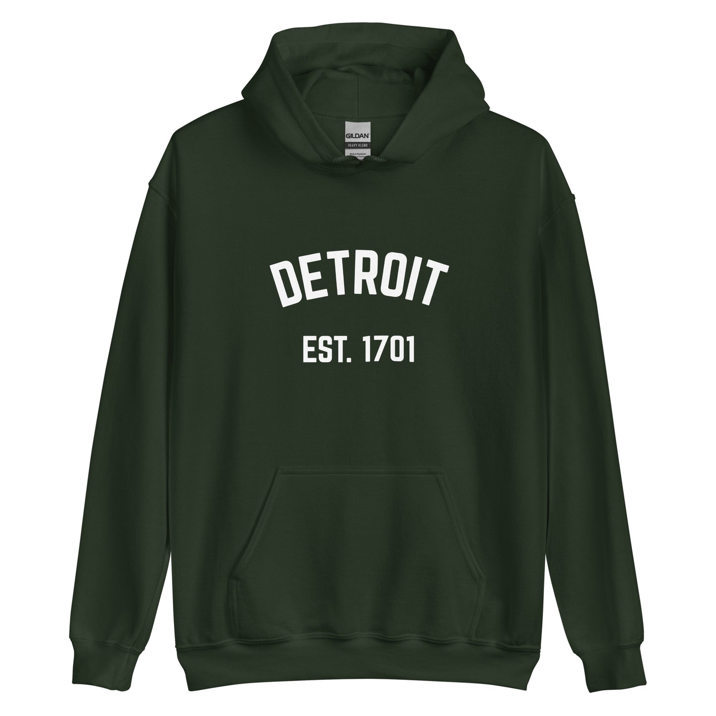Detroit Michigan EST Unisex Hoodie