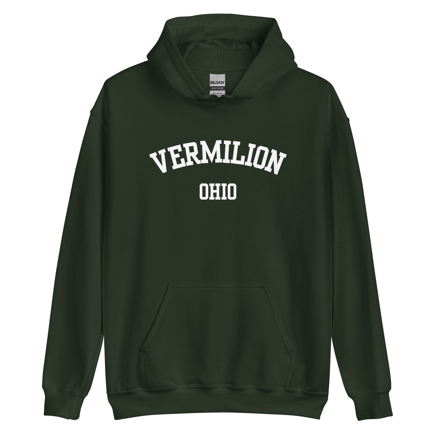 Vermilion Ohio Block Unisex Hoodie