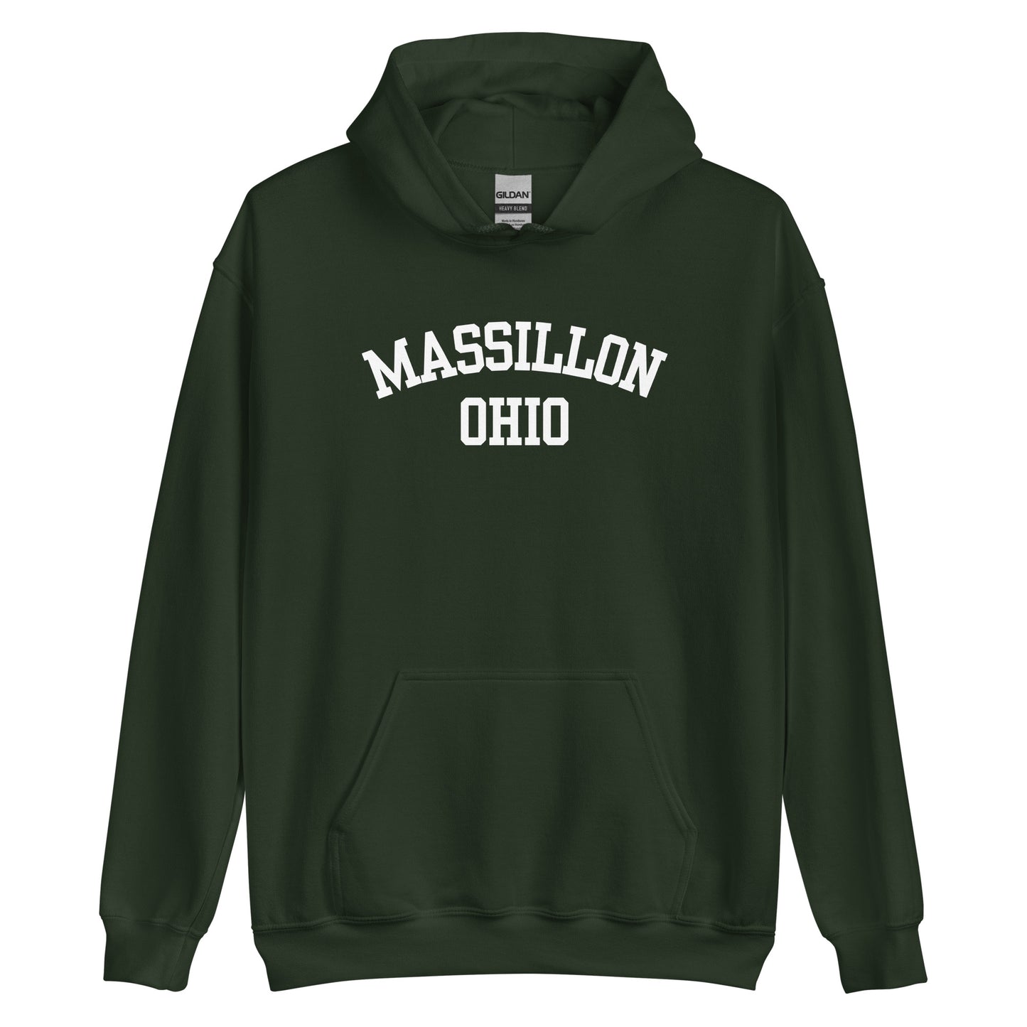 Massillon Ohio Block Unisex Hoodie