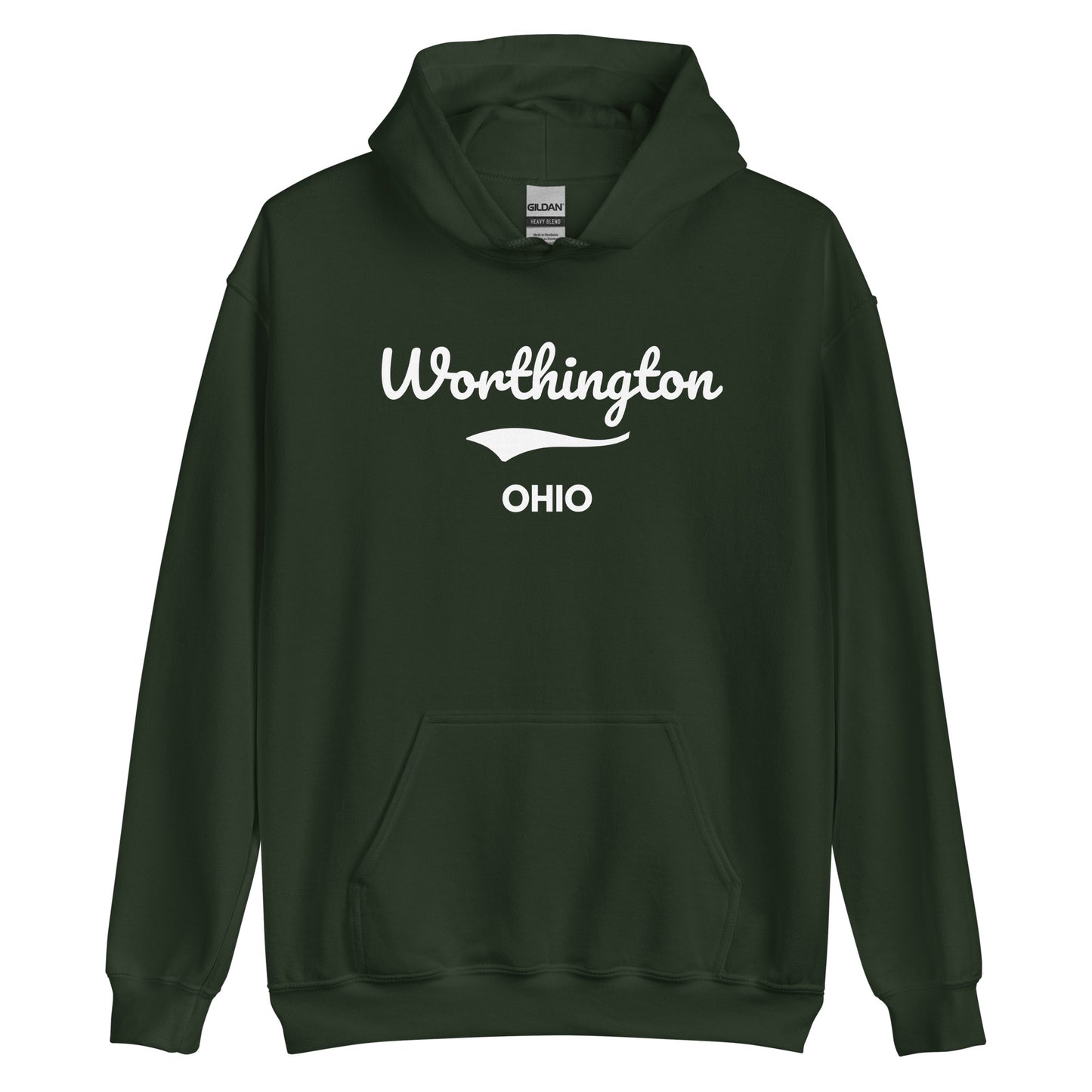 Worthington Ohio Script Unisex Hoodie