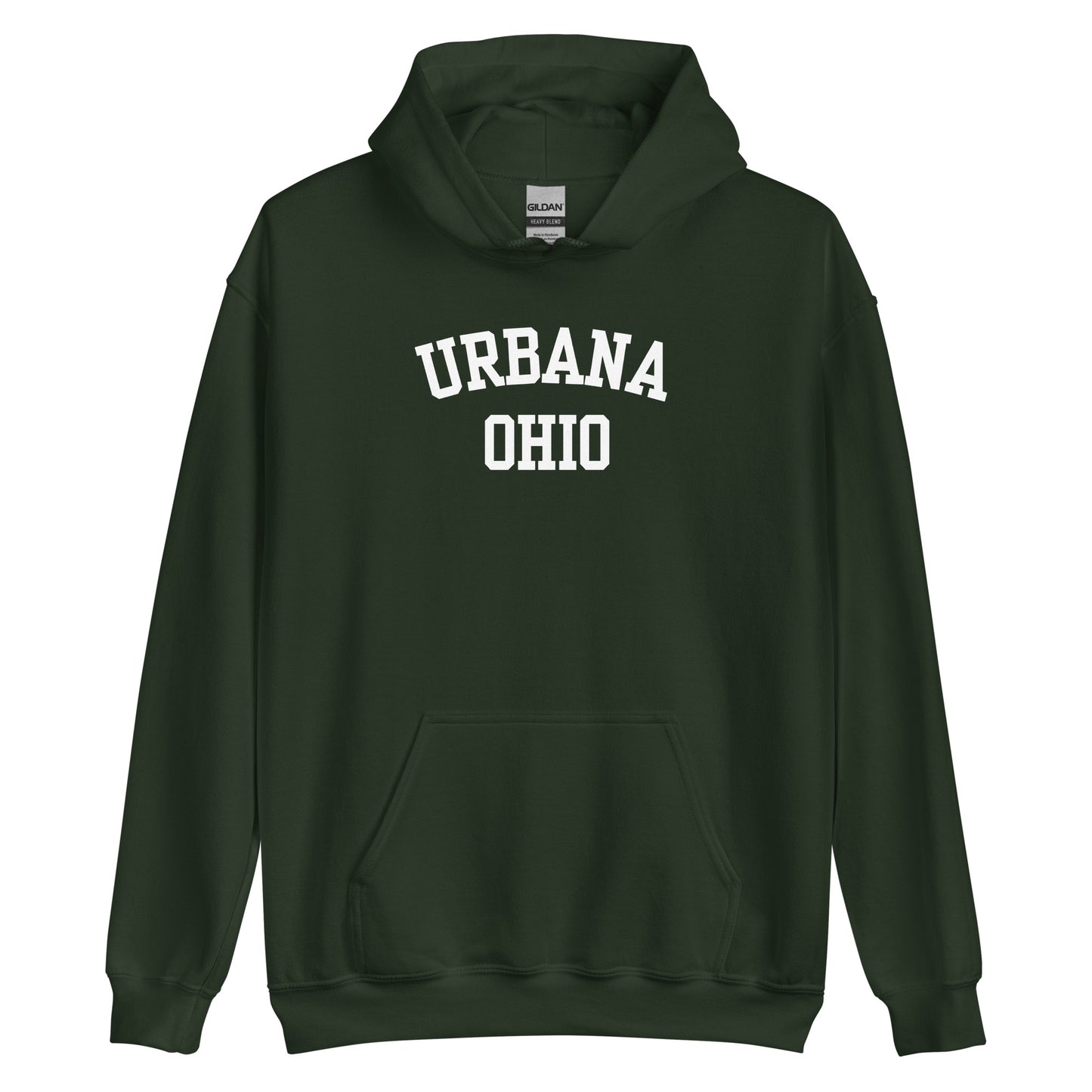Urbana, Ohio Block Unisex Hoodie
