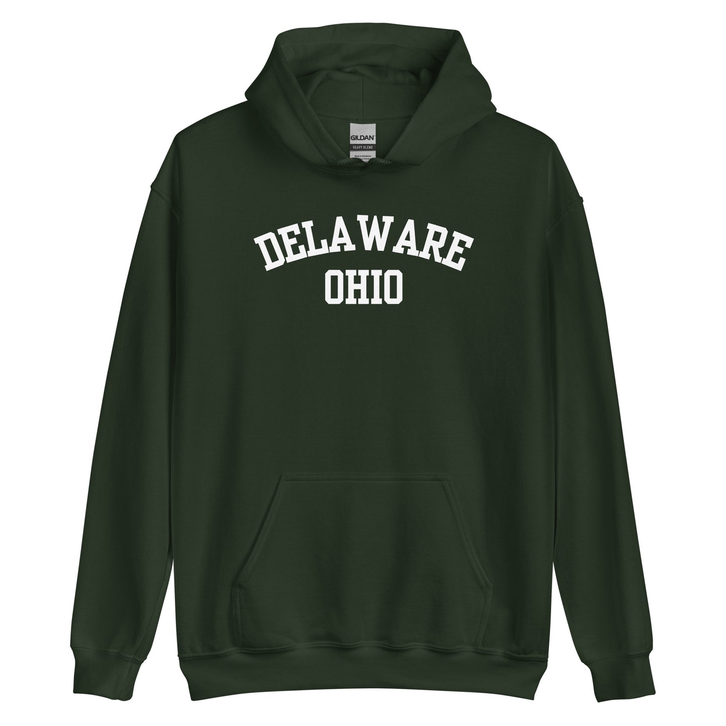 Delaware Ohio Block Unisex Hoodie