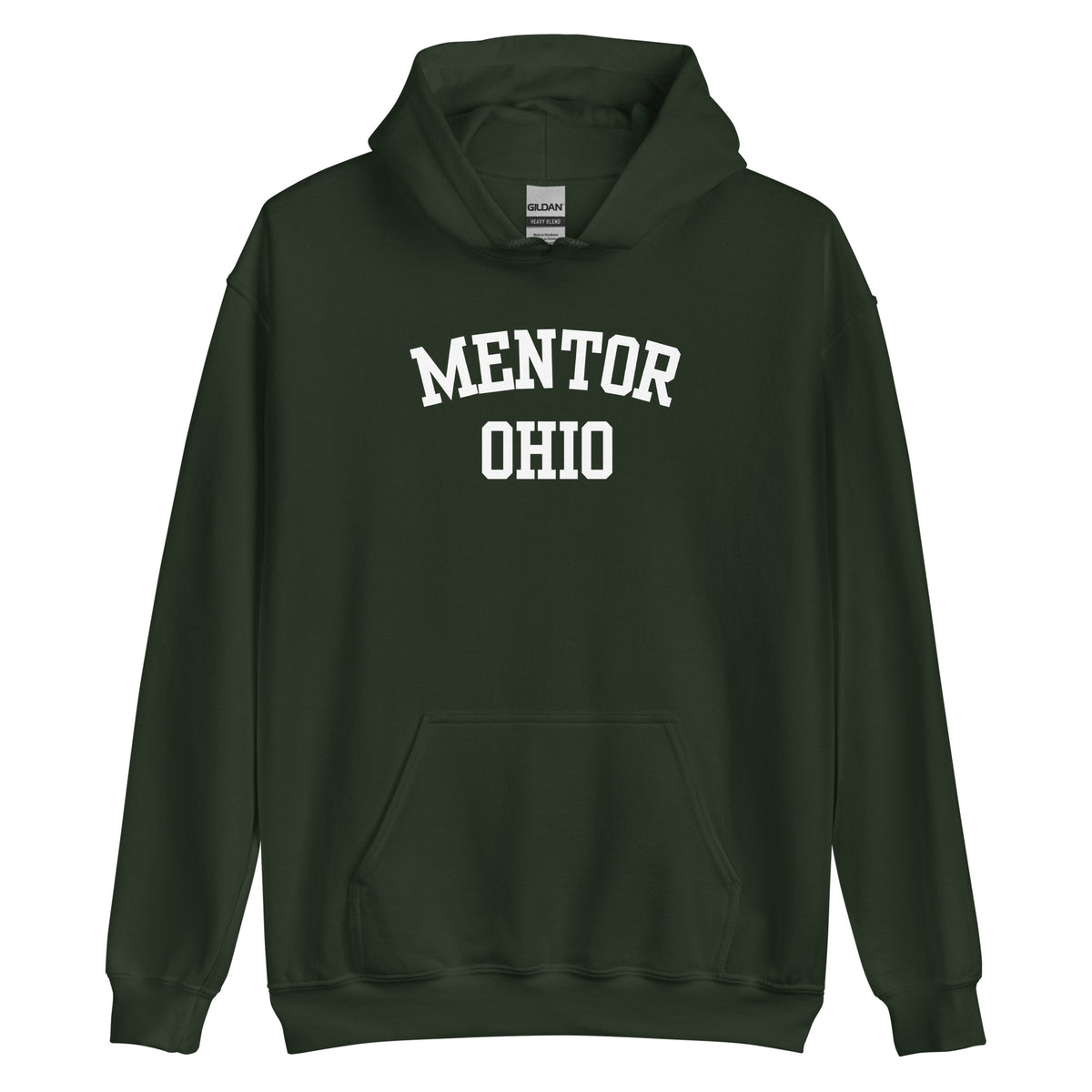 Mentor Ohio Block Unisex Hoodie