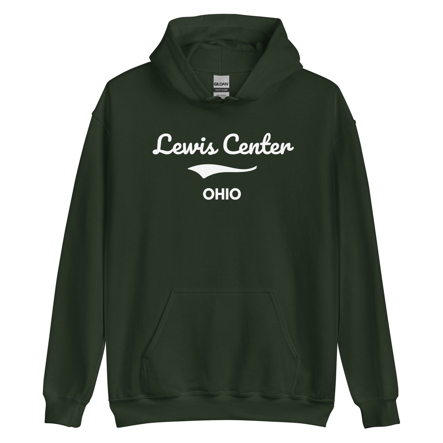 Lewis Center Ohio Script Unisex Hoodie