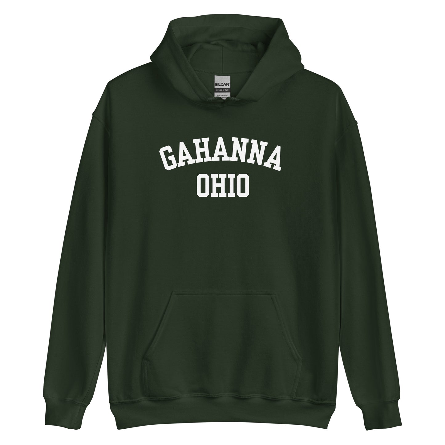 Gahanna Ohio Block Unisex Hoodie