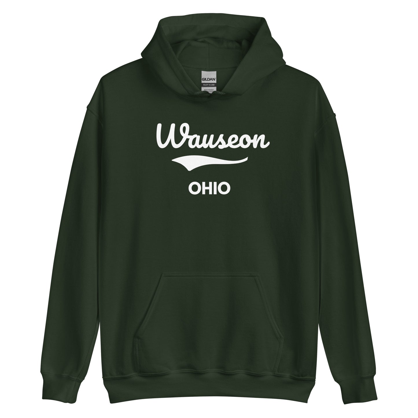 Wauseon Ohio Script Unisex Hoodie