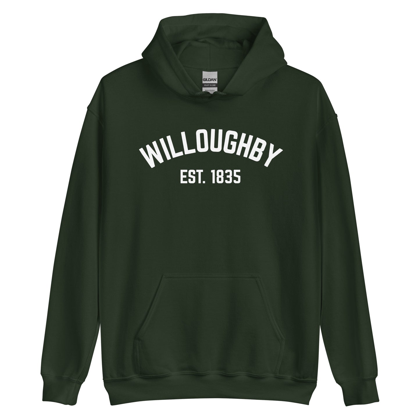 Willoughby Ohio Block Unisex Hoodie