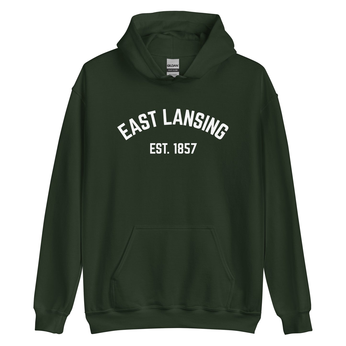 East Lansing Michigan EST Unisex Hoodie