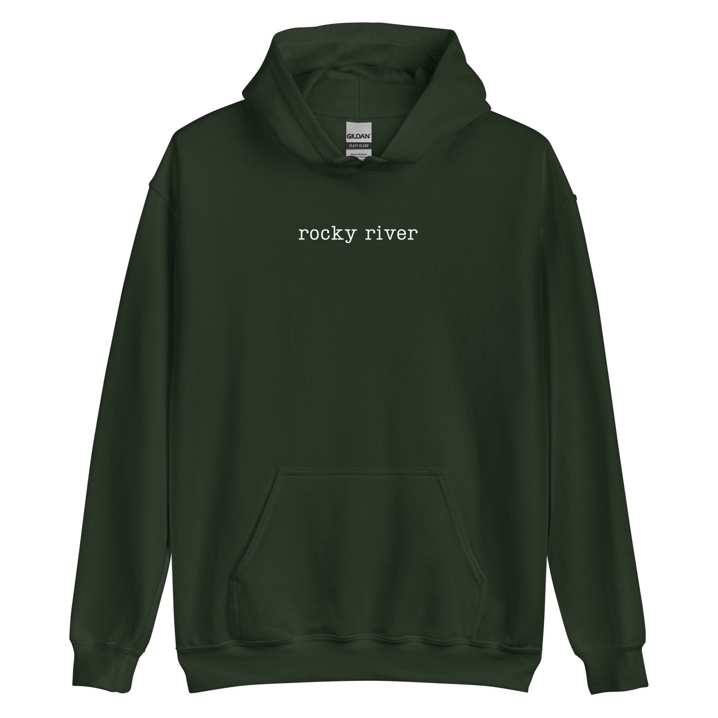 Rocky River Minimalist Unisex Hoodie