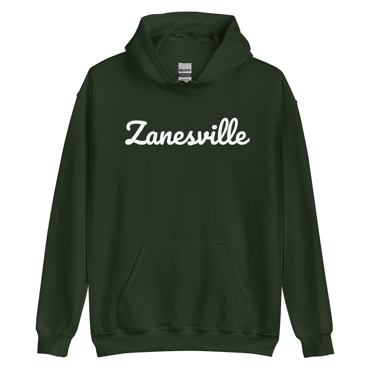 Zanesville Ohio Solo Script Unisex Hoodie